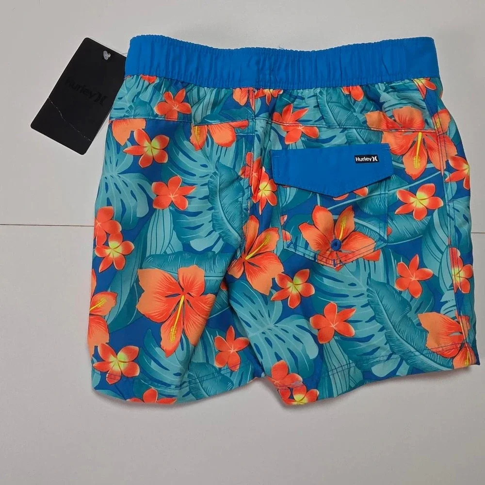 2T loopHurley Boys' Cabana Boardshorts in the 